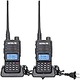 Retevis RT85 Ham Radios Long Range,High Power Walkie Talkies,Dual Band Radio,Built in VFO,DTMF,VOX,Emergency Alarm,Flashlight,Handheld Ham Radios for Family Survival Gear Camping Hunting (2 Pack)