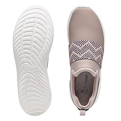 Clarks Women's Nova Way Sneaker, Stone Combi, 8