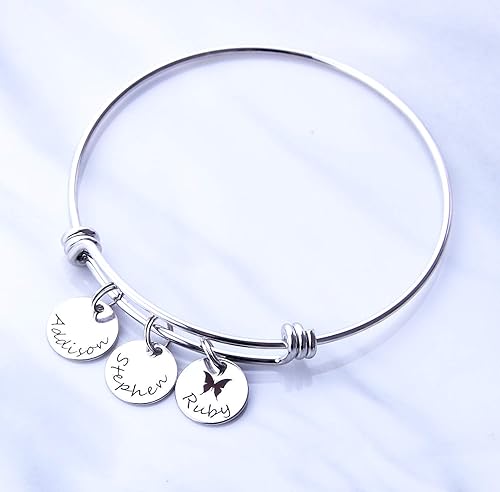 mother's day bracelet with children's names