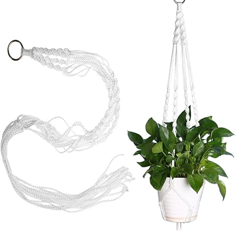 Amazon Com Whitelotous Plant Hanger Macrame Plant Decorative