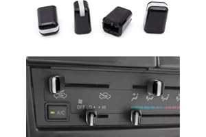 Opuiue Set of 4 AC Heater Control Knob Kit Compatible with Toyota 1984-1989 4Runner, 1988-1993 Corolla, 1995-2001 Tacoma, 1996-2000 Rav4, 1985-1987 Land Cruiser, 1984-1985 Tercel,1984-1995 Pickup