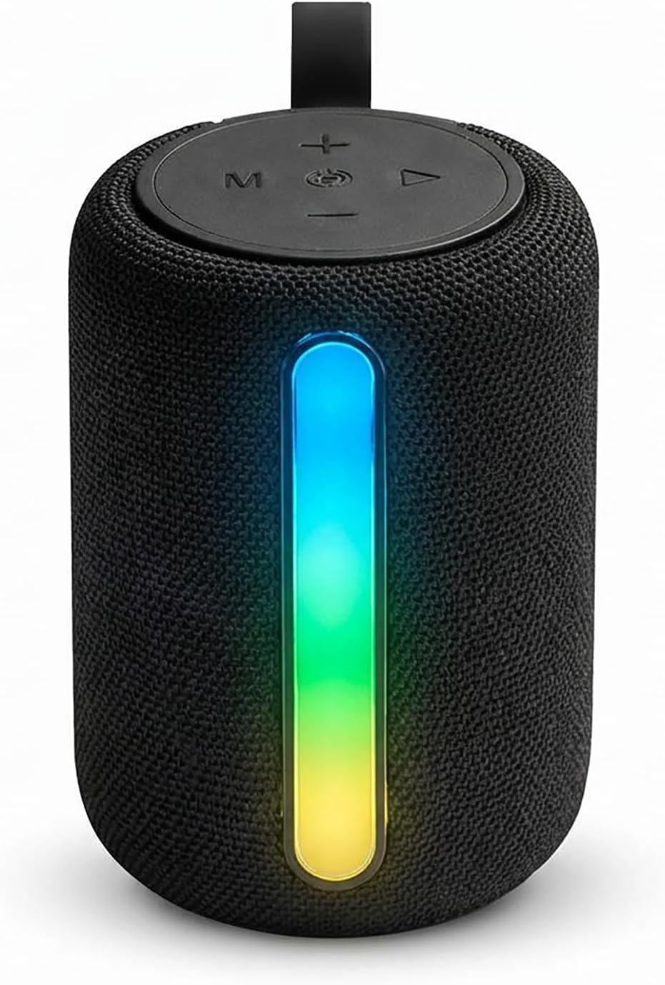 ABEAUROOSE Portable Bluetooth Speaker with RGB LED Light, Deep Bass Sound, Compact Loud Wireless Speaker for Home, Travel, Outdoor & Party (Black)