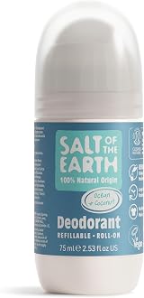 Salt Of The Earth Natural Refillable Roll On Deodorant Ocean & Coconut 75ml