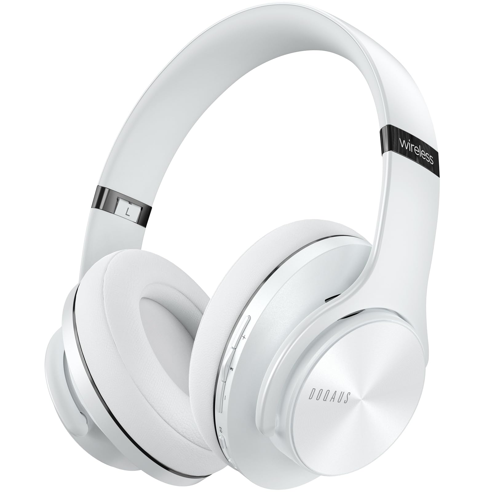 DOQAUS Bluetooth Headphones Over Ear, 90H Playtime, 3EQ Mode, with ENC Mic