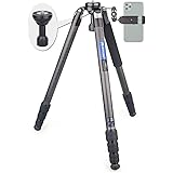 Carbon Fiber Bowl Tripod, AS80C Heavy Duty Camera Tripod Ultra Stable & Lightweight Professional Camera Travel Tripod，Max Loa