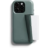 Bellroy Phone Case – 3 Card for iPhone 16 Pro Max (Leather iPhone case, Phone Wallet) - Agave