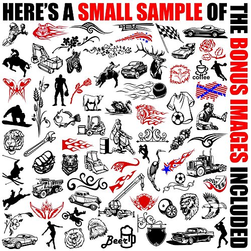 Flames Clipart-Vinyl Cutter Plotter Images-Vector Clip Art Graphics CD-ROM - Thumbnail 4