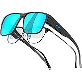 ATTCL Polarized Fit Over Sunglasses for Men Women, Oversized Square UV400 Sun Glasses for Driving, Fishing