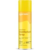 Amazon Basics Disinfectant Spray, Lemon, 19 OZ, Pack of 1 | Kills 99.9% of bacteria (sanitizing) in 20 seconds