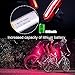 Bodyguard Bike Tail Light-USB Charging,(Red, Blue, Pink)3 Color Changing, 6 Modes, Waterproof & Lightweight.High Intensity Bike Rear Helmet Light Fits on any Bicycles