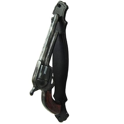 Cast Iron Gun Pistol Barn Saloon Door Gate Handle Amazon Co Uk