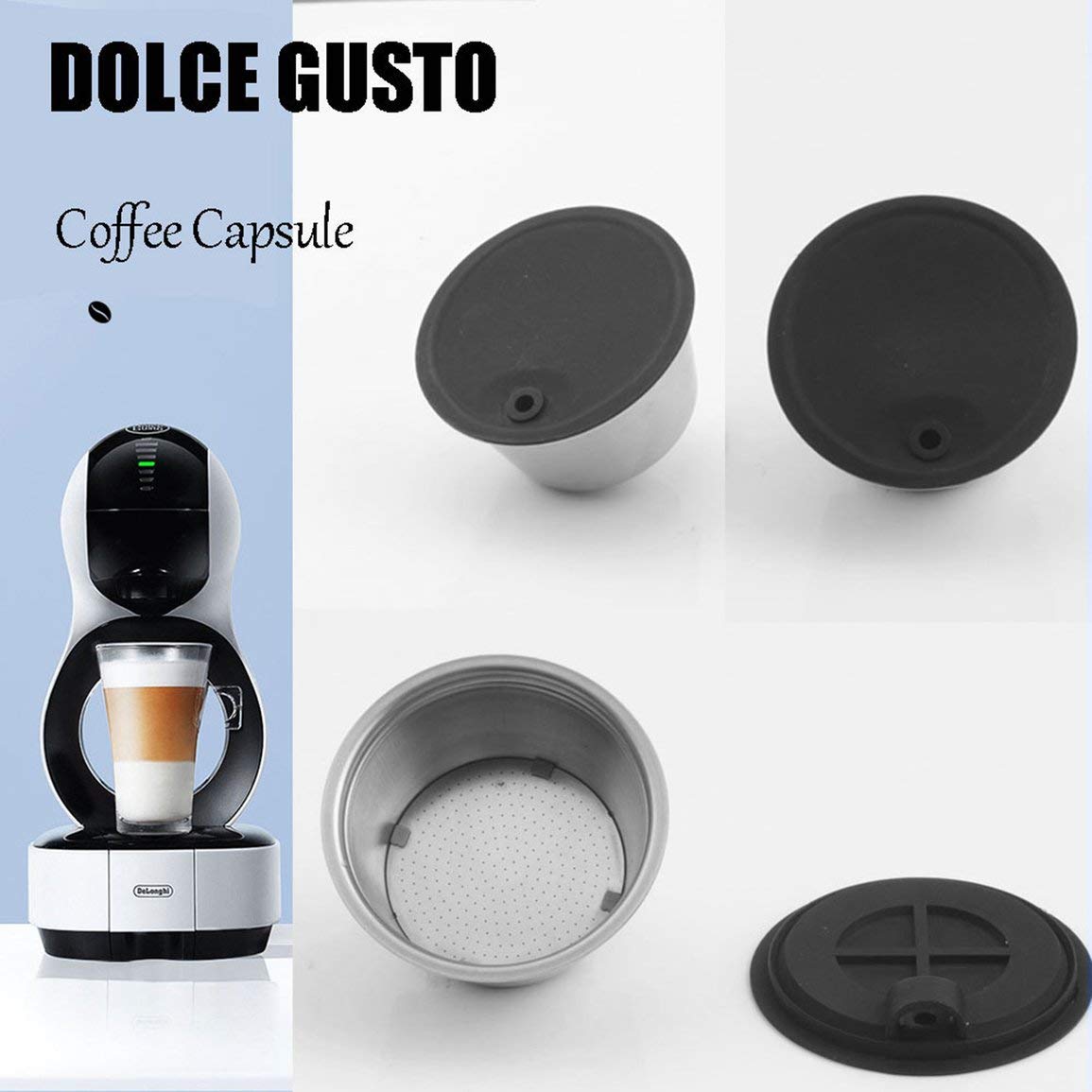 5.2*4.5*4cm dolce gusto recargable cápsula de café nescafé dolce gusto  reutilizables de cápsulas dolce gusto de cápsulas dolce gusto de recarga  ¡En oferta! - Outlet \\ www.cabanassonia.cl