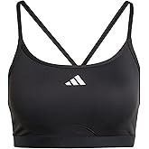 Adidas Womens Aeroreact Training 3-Stripes Bra
