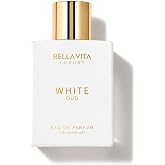 Bellavita Luxury White Oud Eau de Parfum | 100 ml (3.4 fl.oz.) | Perfume for Men and Women | Fruity, Artemisia Lemon, Freesia, and Tobacco Notes | Long Lasting Unisex Fragrance