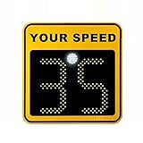 24'' Radar Speed Display Sign,Flashing Speed Limit