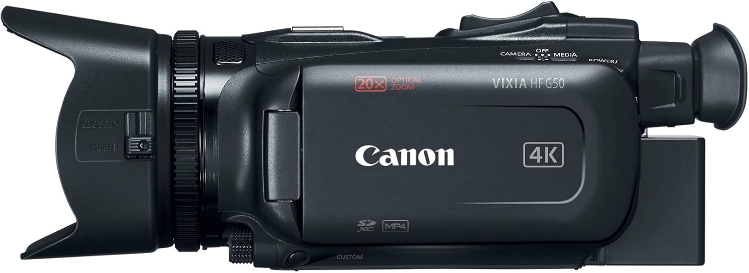 Canon VIXIA HF G50 4K30P Camcorder, Black : Camera & Photo