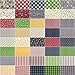 Varsity by Sweetwater Moda Jelly Roll, Set of 40 2.5x44-inch (6.4x112cm) Precut Cotton Fabric Strips