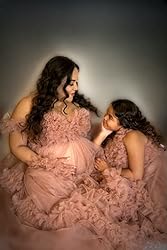 Molisa Tulle Maternity Dress for Photoshoot Puffy
