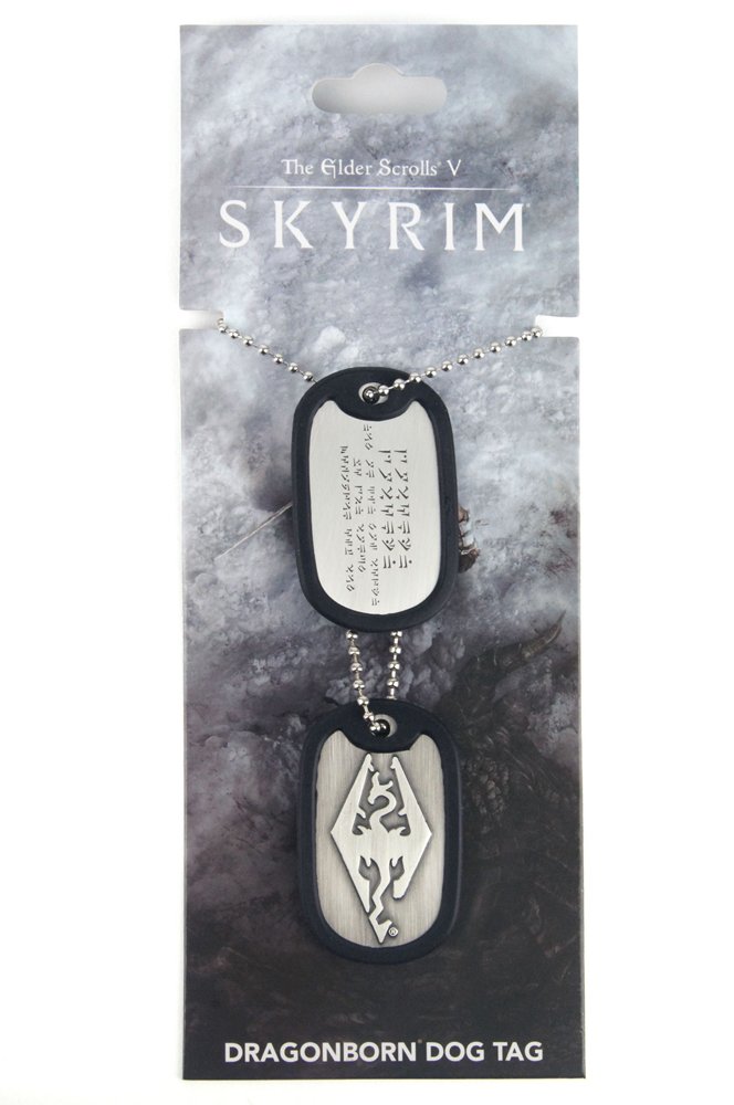 Skyrim Dovahkiin Dog Tag (Electronic Games)