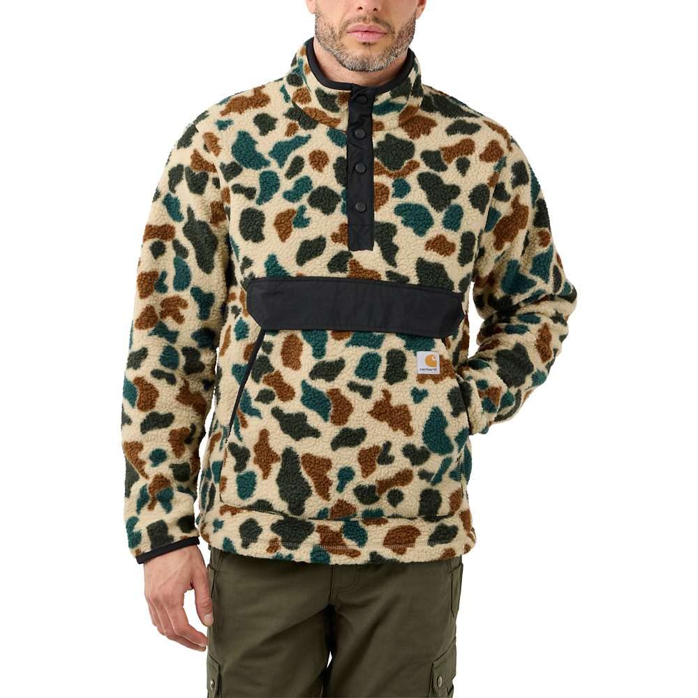 Carhartt Men's Relaxed Fit Fleece Pullover, 1972 Duck Camo, 3X-Large Image Carhartt Men's Relaxed Fit Fleece Pullover, 1972 Duck Camo, 3X-Large Image