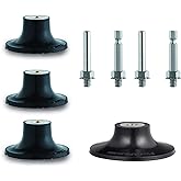 Tshya Quick Change Disc Pad Holder, 4 Pack Twist on Disc Holder, with 1/4" Shanks for Die Grinder Accessories