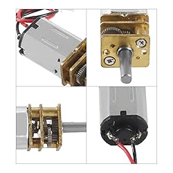 XIITIA 8pcs DC 3V-6V Mini N20 Gear Motor Slow Speed