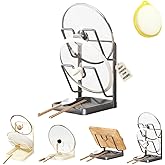 Kitchen Pot Lid Storage Rack, Multifunctional Stainless Steel Pot and Pan Organizer with Removable Drip Tray, Two-Compartment Spatula Holder for Counter Stove Top Kitchen Accessories(Gray,Double)