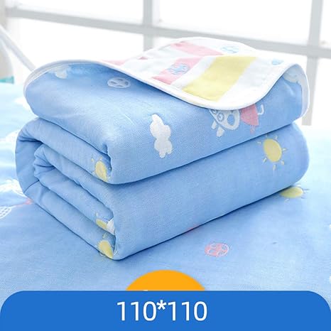 Amazon 純綿ガーゼケット純綿 トドラーケット ベビー タオルケットお昼寝 ひざ掛け 布団 毛布 ベビー 赤ちゃん ブランケット バスタオル 保育園 幼稚園 出産祝い ブランケット 毛布 オンライン通販