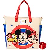 Loungefly Disney Mickey and Friends Convertible Backpack & Tote Bag