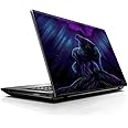 15 15.6 inch Laptop Notebook Skin Vinyl Sticker Cover Decal Fits 13.3" 14" 15.6" 16" HP Lenovo Apple Mac Dell Compaq Asus Acer/Wolf in Glowing Purple Background