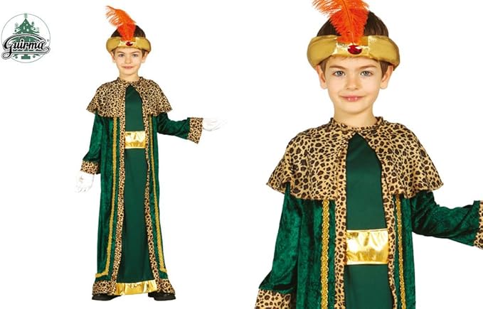 Deguisements Garcon Vestito Re Magi Magio Melchiorre Natale Costume Recita Presepe Vivente Bambino Essoug