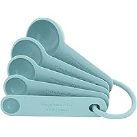 KitchenAid Measuring Spoons, Set Of 5, Aqua Sky
