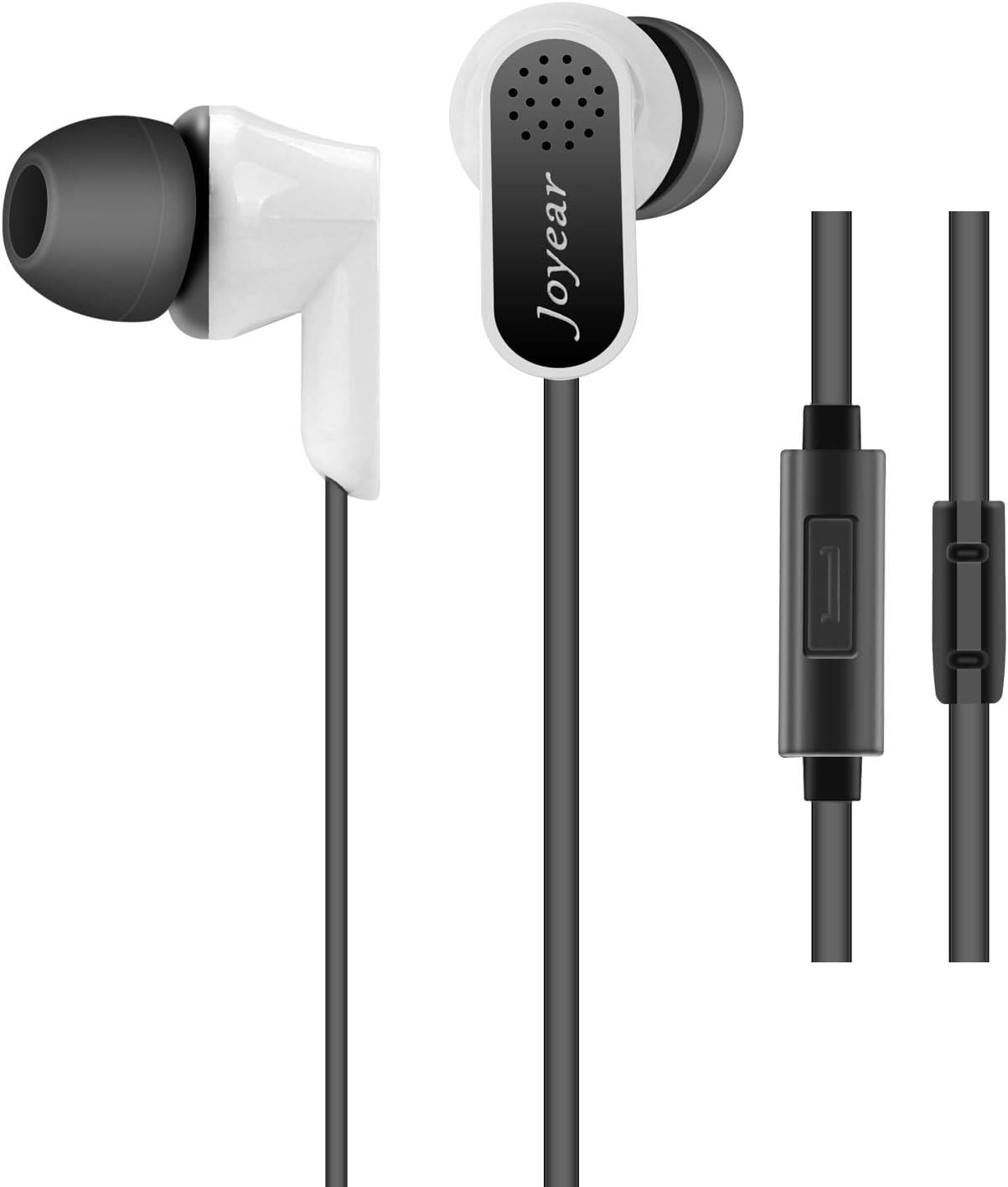 Earphones in Ear Headphones Wired Earbuds with Microphone and Volume Control,Compatible for Smartphone Tablet Laptop and All of 3.5mm Audio Plug Devices(1 Pcs)