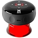 REVO The Original 4-in-1 Smart Cupping Therapy Massager, Red Light Therapy for Targeted Pain Relief, Knots, Aches, Muscle Soreness, Circulation & Tighter Skin, Portable Cupping Kit