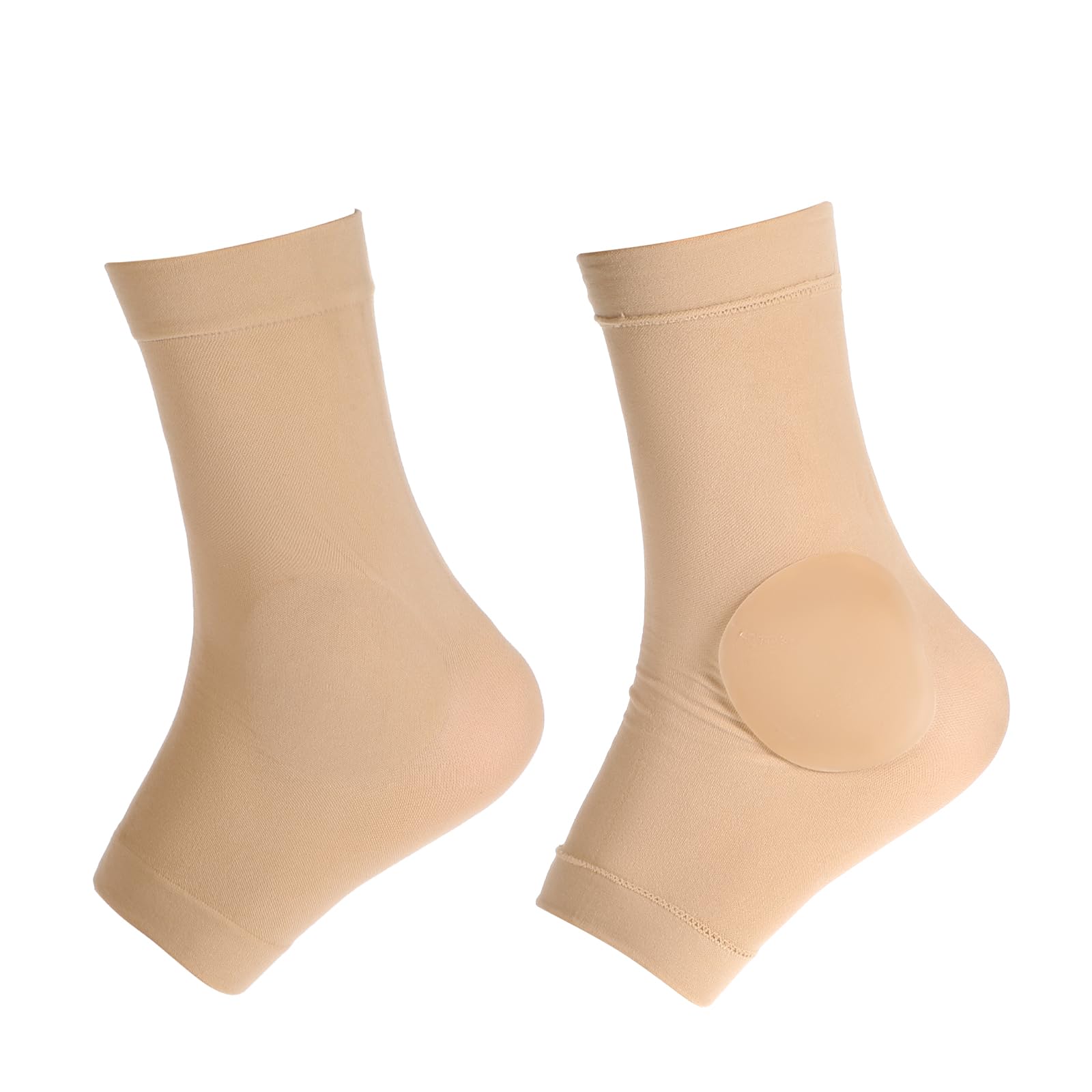 Paded Skate Ankle Protector Ankle Gel Discs Cushion Pads, Ice Skating Boots Ankle Guards Ankle Gel Sleeve for Skating Riding Ski Ankle Protection Universal Size (Skating Ankle Gel Pad Sleeve)