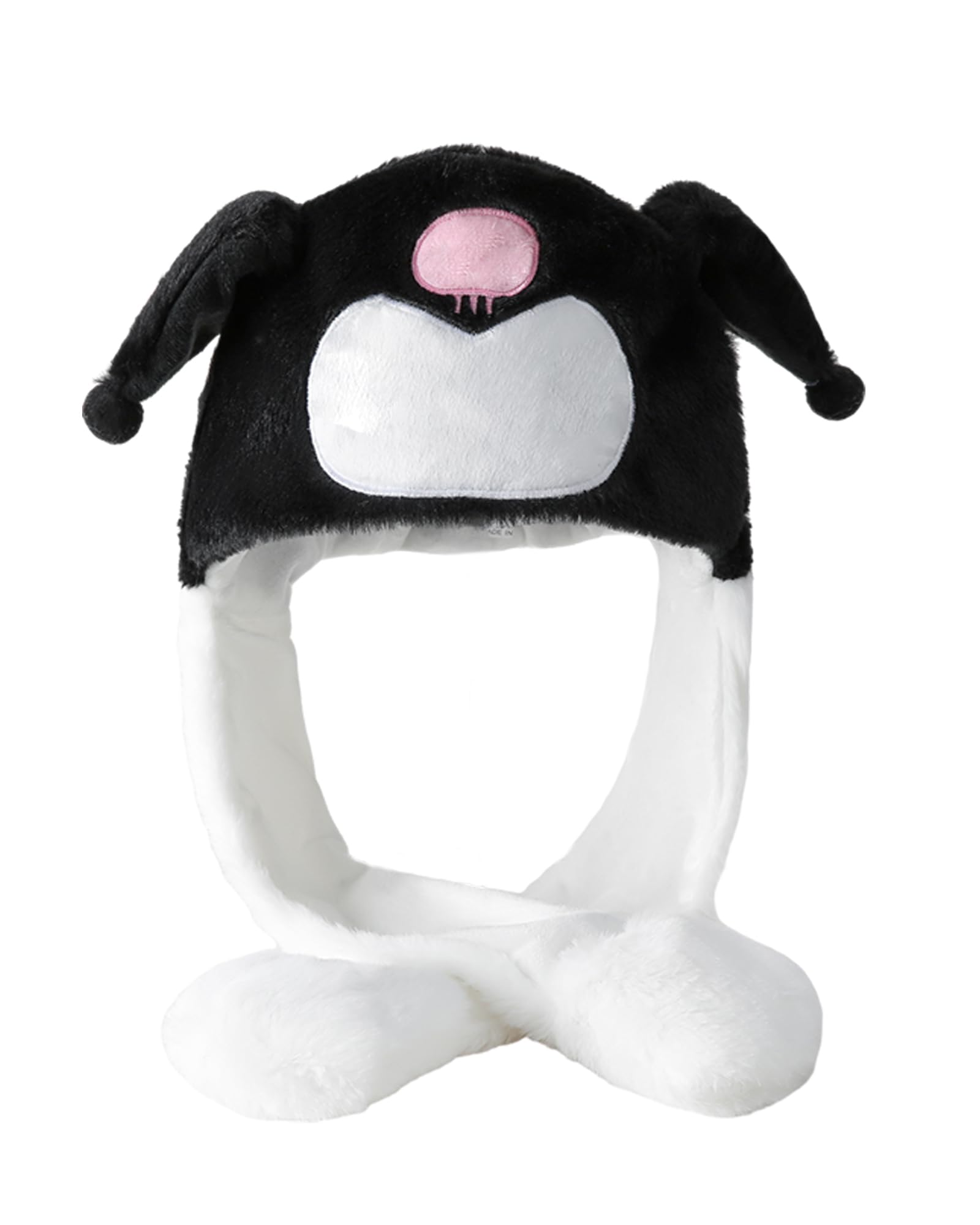 Focupaja Ear Moving Hat Animal Cosplay Hat with Floppy Ears Cartoon Jumping Cap Halloween Christmas Funny Hat Kugirls