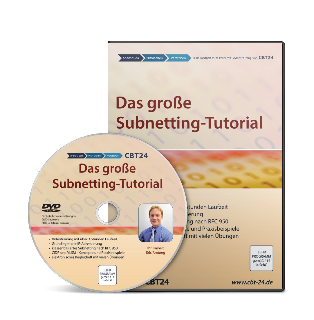Das große Subnetting-Tutorial (DVD-ROM) - über 3 Stunden ...