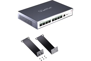 8-Port 10Gbps SFP+ L3 Managed Switch，Supports 1/2.5/10G Modules, 160Gbps Bandwidth，Supported DHCP/OSPF/BGP/RIP/VLAN/ACL/LACP/