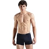 Calvin Klein Men's Underwear Cotton Classics Trunk 3 Pack - NB4002 (Shoreline/Snow Heather/Lively Teal, XL)