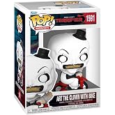 Funko POP! Movies: Terrifier - Art the Clown with Bike | Official Horror Merch - Collectable Vinyl Figurine for Shelf Display - Birthday Gift Idea for Fans and Collectors