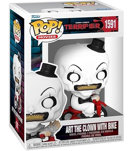 Amazon.com: Funko Art The Clown + Pop Protector: Terrifier Pop