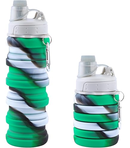 BPA Free Travel Water Bottle Nefeeko Collapsible Water Bottle,17oz500ml