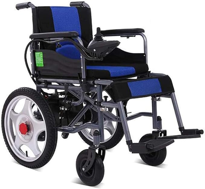 CANDYANA De Peso Ligero Plegable Silla de Ruedas eléctrica de Aluminio