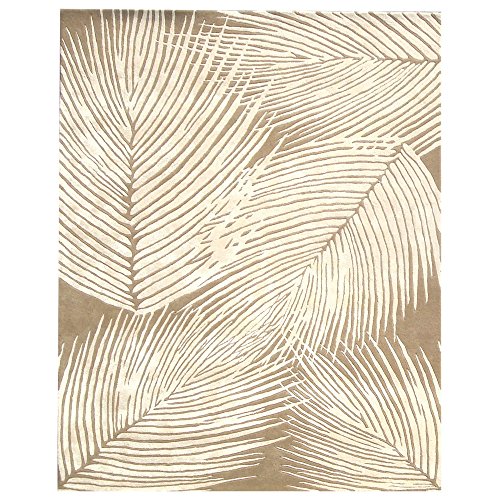 Safavieh Soho Collection SOH793A Handmade Beige and Ivory Premium Wool Area Rug (3'6" x 5'6")