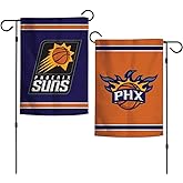 Wincraft NBA Phoenix Suns Flag12x18 Garden Style 2 Sided Flag, Team Colors, One Size