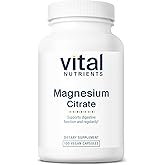 Vital Nutrients Magnesium Citrate 150mg - Promotes Relaxation - Supports Sleep, Bone, Heart, Muscle, Kidney, & Nerve Health* - Vegan Supplement - Gluten, Dairy, Soy Free - 100 Capsules