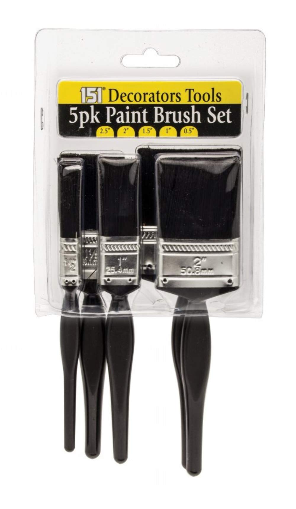 SYNTHATIC Paint Brushes 5PK