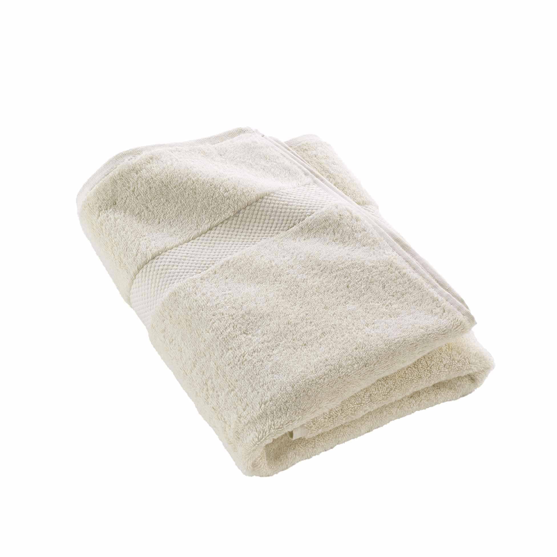 Douceur d'Intérieur, Elegance Sand Bath Towel (70 x 130 cm) 100% Cotton Plain