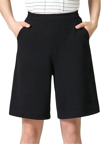 wide leg high waisted shorts