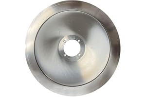 ALFA CM512 SS 12-Inch Stainless Steel Slicer Blade Replacement for Deli Slicers | Replaces Globe M-047 for Globe C12, G12, GC12, and SCR12 Series Deli Slicers
